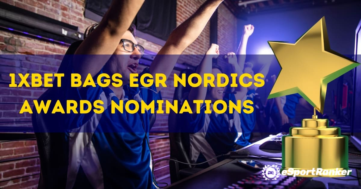1xBet Bags EGR Nordics Awards Indicações